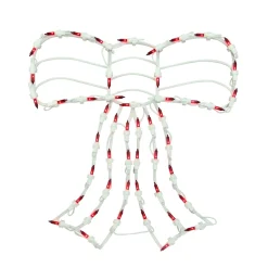 Window Decorations*Northlight 14" Lighted Red Bow Christmas Window Silhouette Decoration