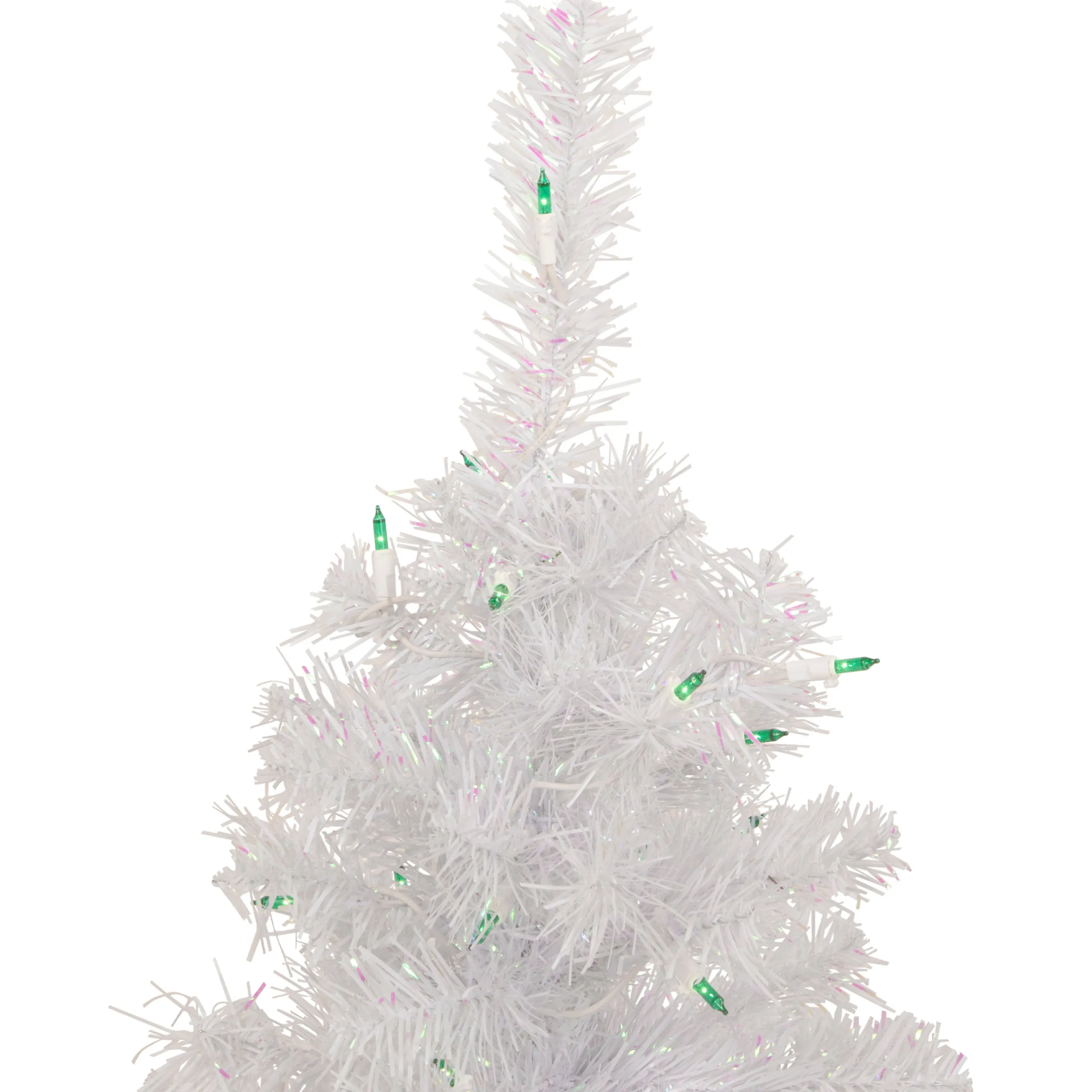 Northlight 2.5 Feet Tall And Smaller>2' Lighted Rockport White Pine Artificial Christmas Tree, Green Lights