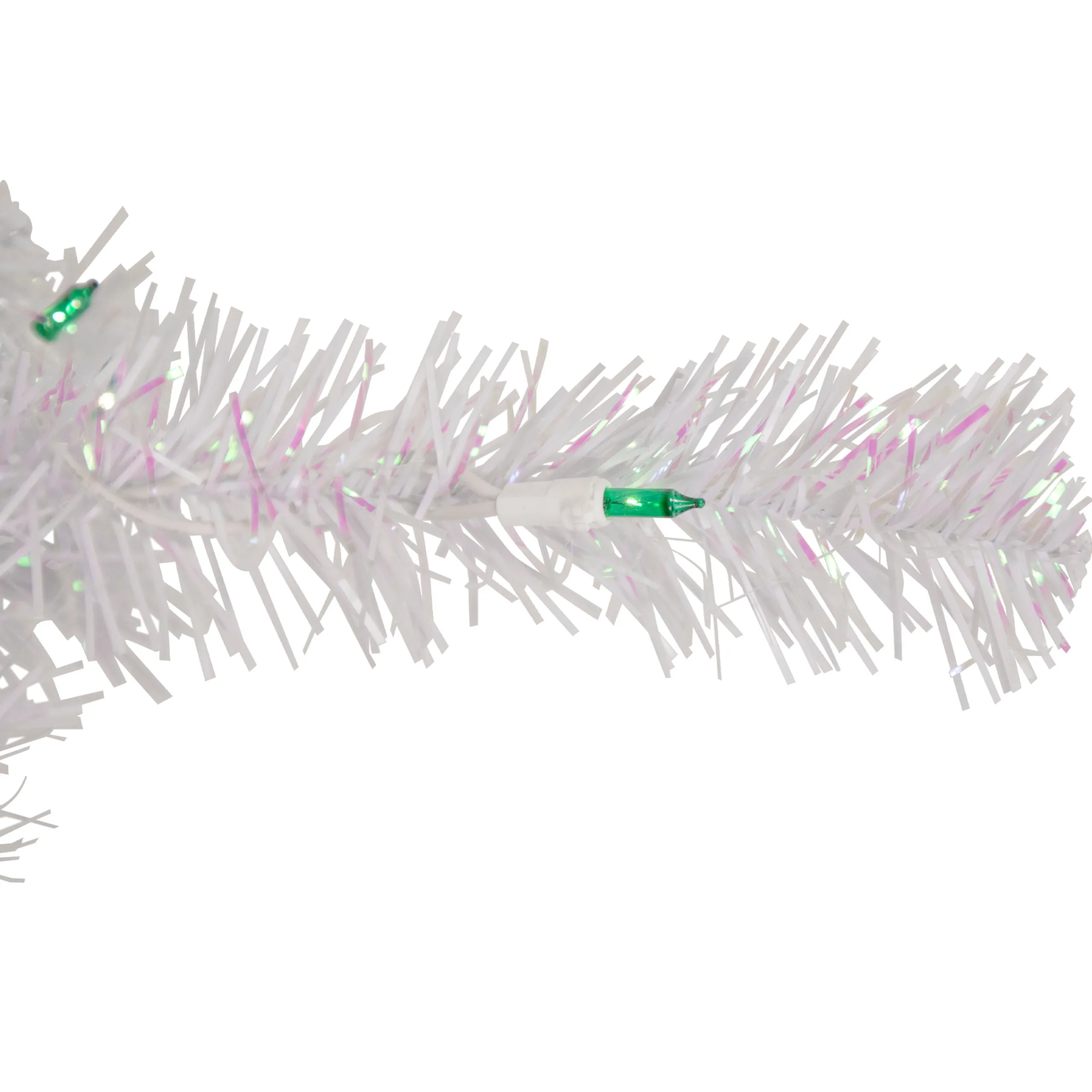 Northlight 2.5 Feet Tall And Smaller>2' Lighted Rockport White Pine Artificial Christmas Tree, Green Lights