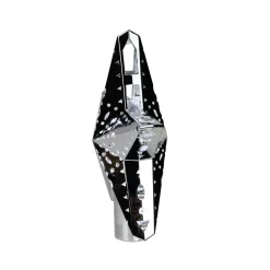Star Tree Toppers*Mr. Christmas 11.5" Lighted Silver Kaleidoscope Star Christmas Tree Topper - Cool White Lights