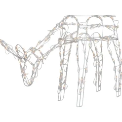 Outdoor Decorations*Northlight 42" Lighted White Feeding Reindeer Outdoor Christmas Decoration