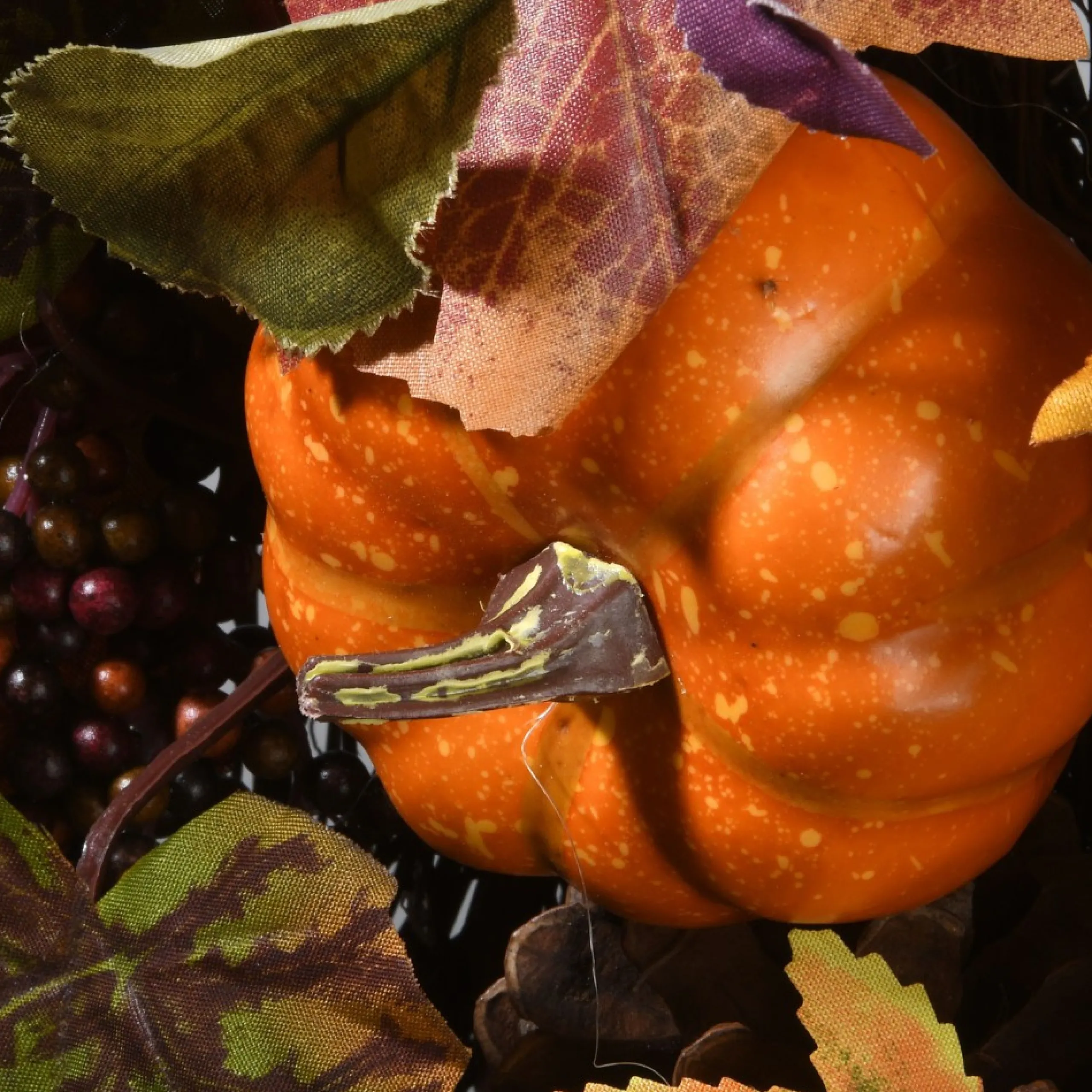 Unlit Teardrops*National Tree Company 26" Maple Leaf Artificial Fall Harvest Teardrop