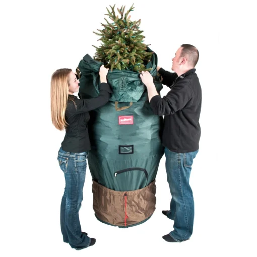 Decoration Storage*Northlight 89" Medium Green Upright Christmas Tree Protective Storage Bag - For Artificial Trees