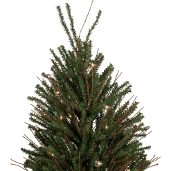 Northlight 4 And 4.5 Feet Tall></noscript>4' Medium Warsaw Twig Artificial Christmas Tree In Burlap Base - Clear Lights