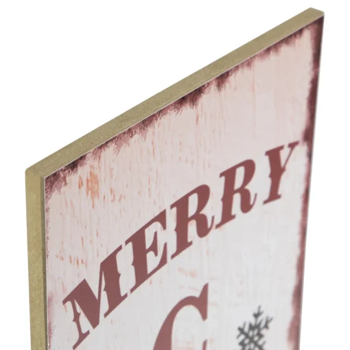Wall & Door Decorations*Northlight 36" Merry Christmas Tree And Snowflakes Wall Sign
