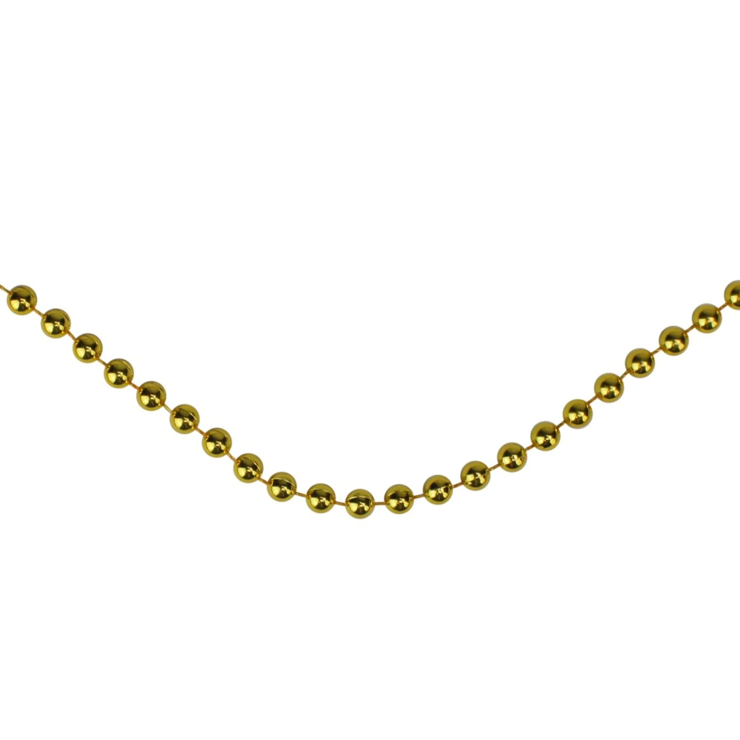 Specialty Garland*Northlight 66' Metallic Gold Beaded Christmas Garland - Unlit