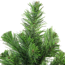 Northlight 2.5 Feet Tall And Smaller>24" Mini Balsam Pine Medium Artificial Christmas Tree In Burlap Base, Unlit