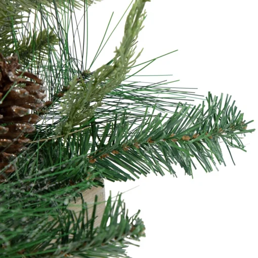 Floral*Northlight 20" Mixed Pine With Pine Cones And Berries Christmas Floral Arrangement