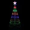 Northlight Yard Art Trees>4' Multi-Color Led Lighted Show Cone Christmas Tree Outdoor Decoration