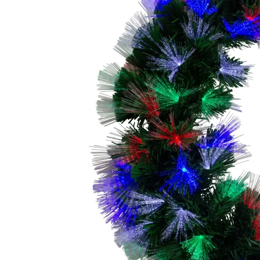 Pre-Lit Wreaths*Northlight 24" Multi-Function Coloring Changing Fiber Optic Artificial Pine Christmas Wreath