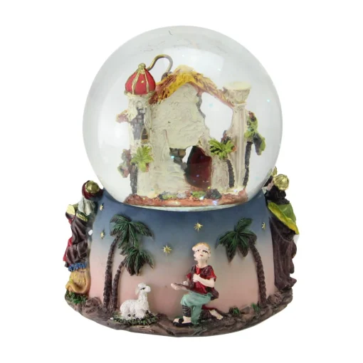Snow Globes*Northlight 5.75" Nativity Manger Scene Religious Christmas Musical Snow Globe