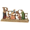Nativities*Roman 12" Nativity Scene "Peace" Figurine Christmas Tabletop Decor