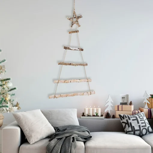 Wall & Door Decorations*Northlight 34" Natural Twig Tree With Star Wall Hanging Christmas Decoration