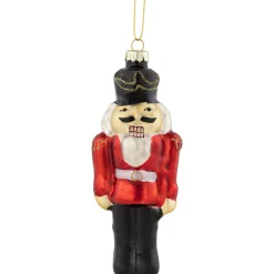Northlight Nutcrackers>5" Nutcracker Soldier Glass Hanging Christmas Ornament