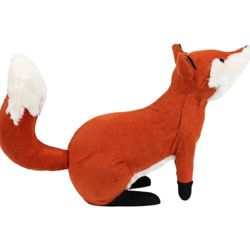 Northlight 15.75" Orange And Cream Plush Sitting Fox Fall Tabletop Decor