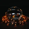 CC Christmas Decor 18' Orange Led Outdoor Christmas Linear Tape Lighting - Black Finish