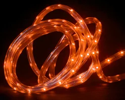 CC Christmas Decor 10' Orange Led Outdoor Christmas Linear Tape Lighting