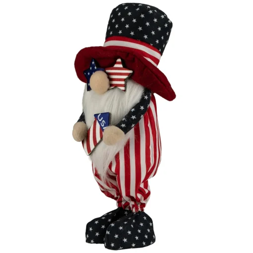 Northlight 12.25" Patriotic Rocket 4Th Of July Americana Gnome