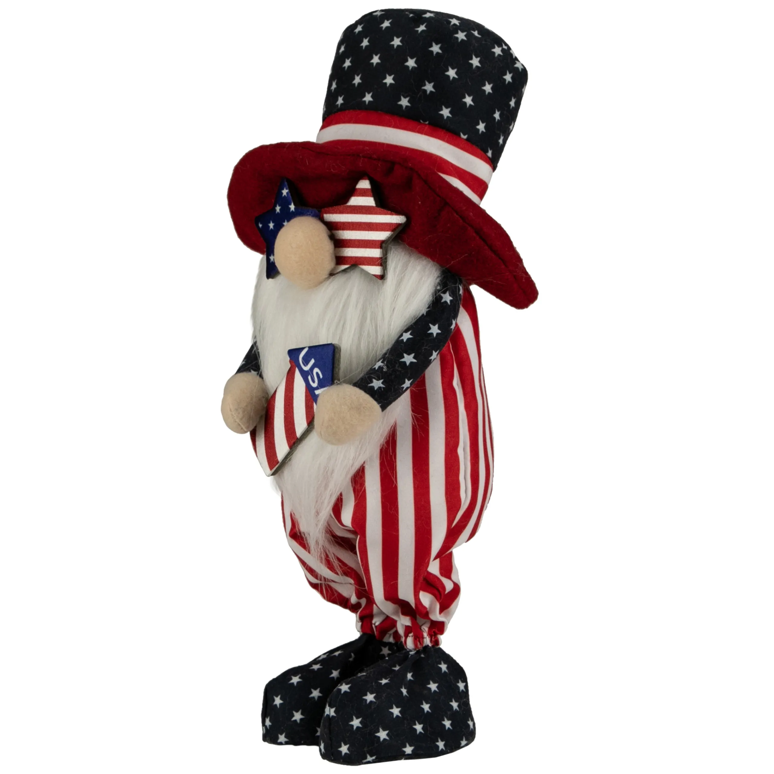Northlight 12.25" Patriotic Rocket 4Th Of July Americana Gnome