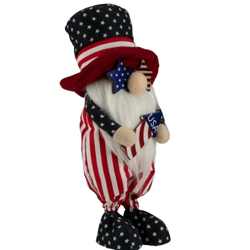 Northlight 12.25" Patriotic Rocket 4Th Of July Americana Gnome