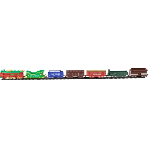 Trains*Northlight 23 Pc Battery Operated Lighted And Animated Classic Christmas Train Set With Oval Track