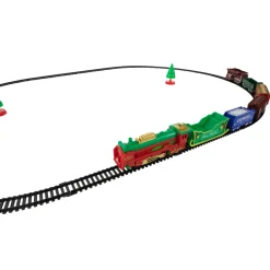 Trains*Northlight 23 Pc Battery Operated Lighted And Animated Classic Christmas Train Set With Oval Track