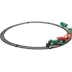 Trains*Northlight 30 Pc Battery Operated Lighted And Animated Classic Christmas Train Set With Music