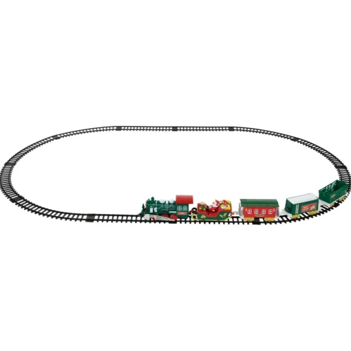 Trains*Northlight 30 Pc Battery Operated Lighted And Animated Classic Christmas Train Set With Music