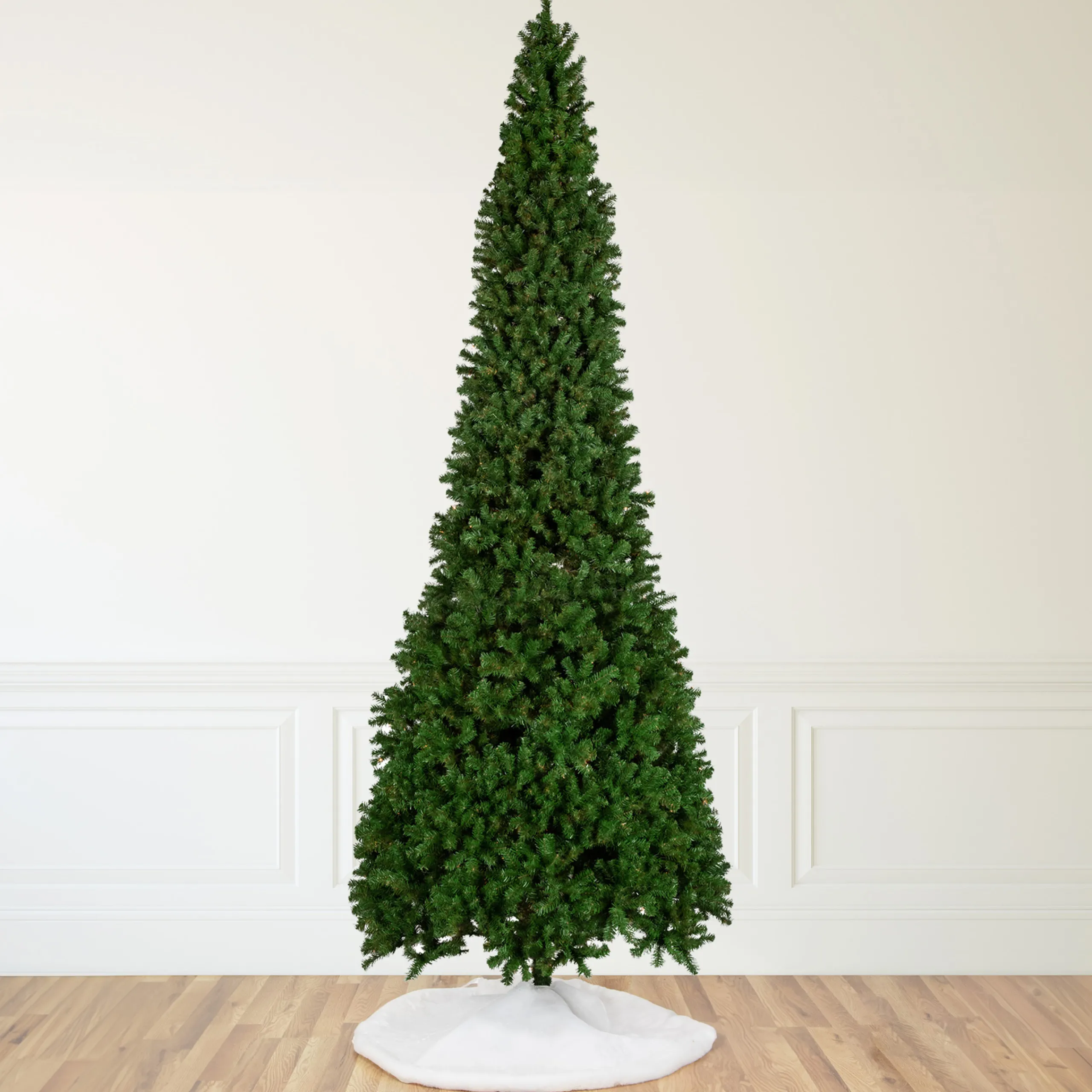 Northlight 15 Feet And Taller>16' Pendleton Spruce Slim Artificial Christmas Tree, Unlit