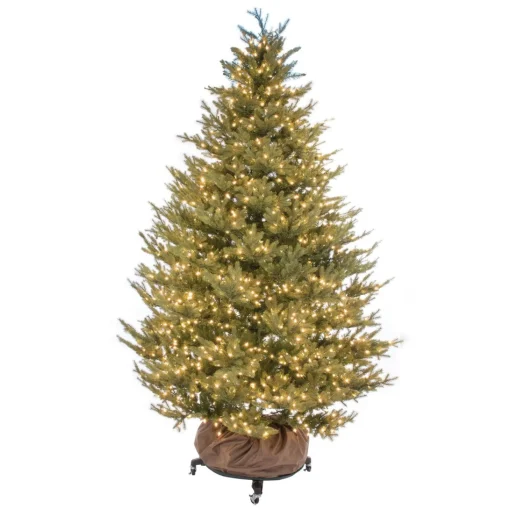 Tree Storage*Tree Keeper 80" Pine Green Large Girth Upright Christmas Tree Storage Bag With Rolling Tree Stand