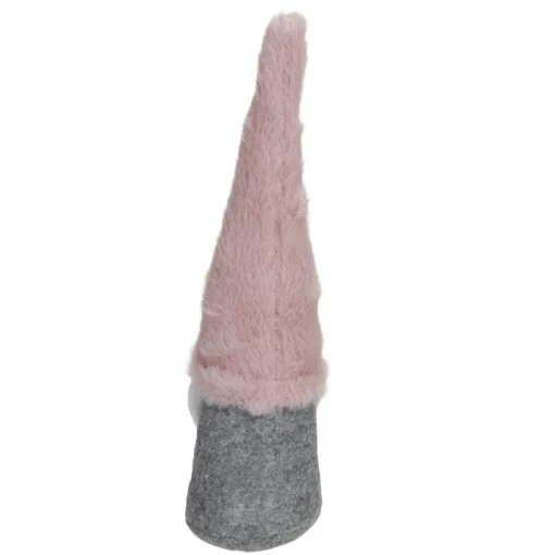 Gnomes*Northlight 11" Pink And Gray Standing Gnome Christmas Decoration