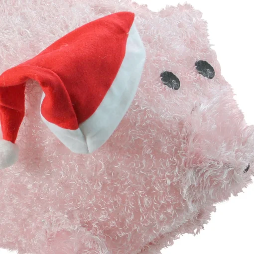 Outdoor Decorations*Sienna 28" Pink And Red Led Lighted Pig Christmas Outdoor Decoration