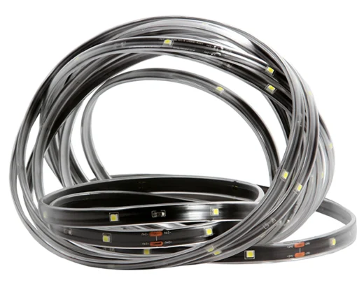 CC Christmas Decor 18' Pink Led Outdoor Christmas Linear Tape Lighting - Black Finish