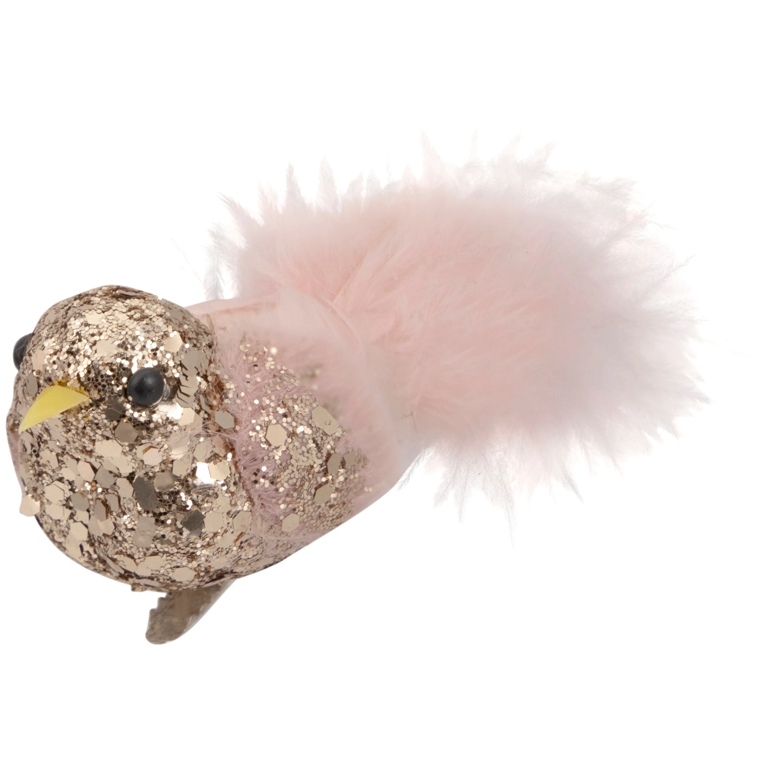 Northlight Animals>4" Pink Sequin Clip On Bird Christmas Ornament