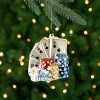 Northlight Casino>4" Playing Cards With Dice And Poker Chips Glass Christmas Ornament
