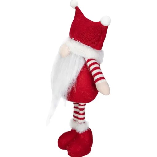 Gnomes*Northlight 18.5" Plush Red And White Standing Tabletop Gnome Christmas Decoration