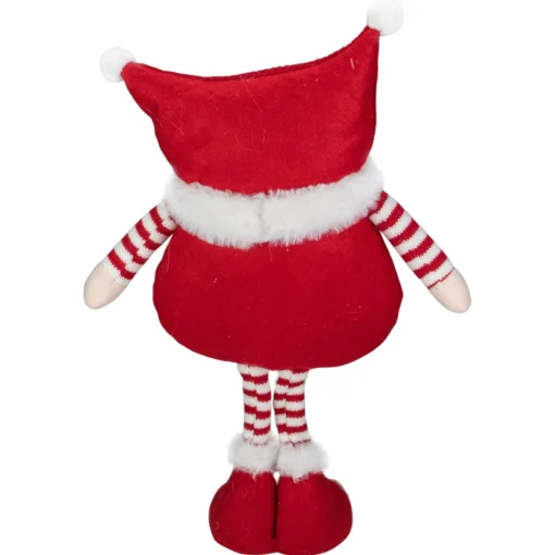 Gnomes*Northlight 18.5" Plush Red And White Standing Tabletop Gnome Christmas Decoration