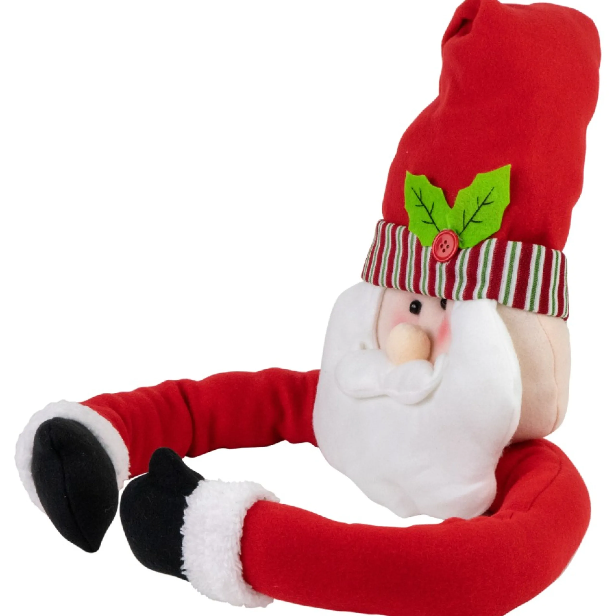 Santa Tree Toppers*Northlight 27" Plush Santa Claus Christmas Tree Topper, Unlit