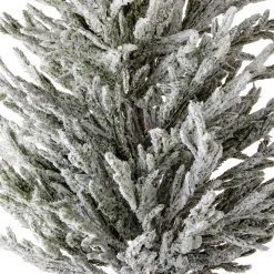 Contemporary Home Living 3 And 3.5 Feet Tall></noscript>3' Potted Flock Norfolk Outdoor Artificial Christmas Tree, Unlit