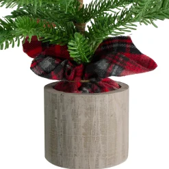 Northlight 2.5 Feet Tall And Smaller></noscript>1.3' Potted Pine Medium Artificial Tabletop Christmas Tree - Unlit