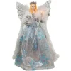 Angel Tree Toppers*KSA 16" Pre-Lit Angel With Staff Christmas Tree Topper