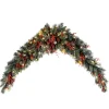 Pre-Lit Swags*National Tree Company 72" Pre-Lit Artificial Christmas Mantel Swag, Clear Lights