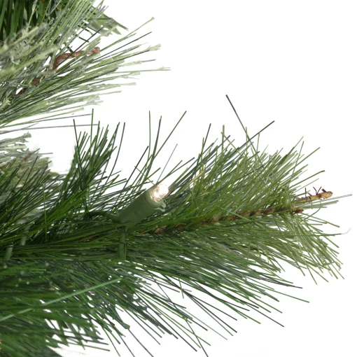 Northlight 9 And 9.5 Feet Tall>9.5' Pre-Lit Ashcroft Cashmere Pine Artificial Christmas Tree - Warm White Led Lights