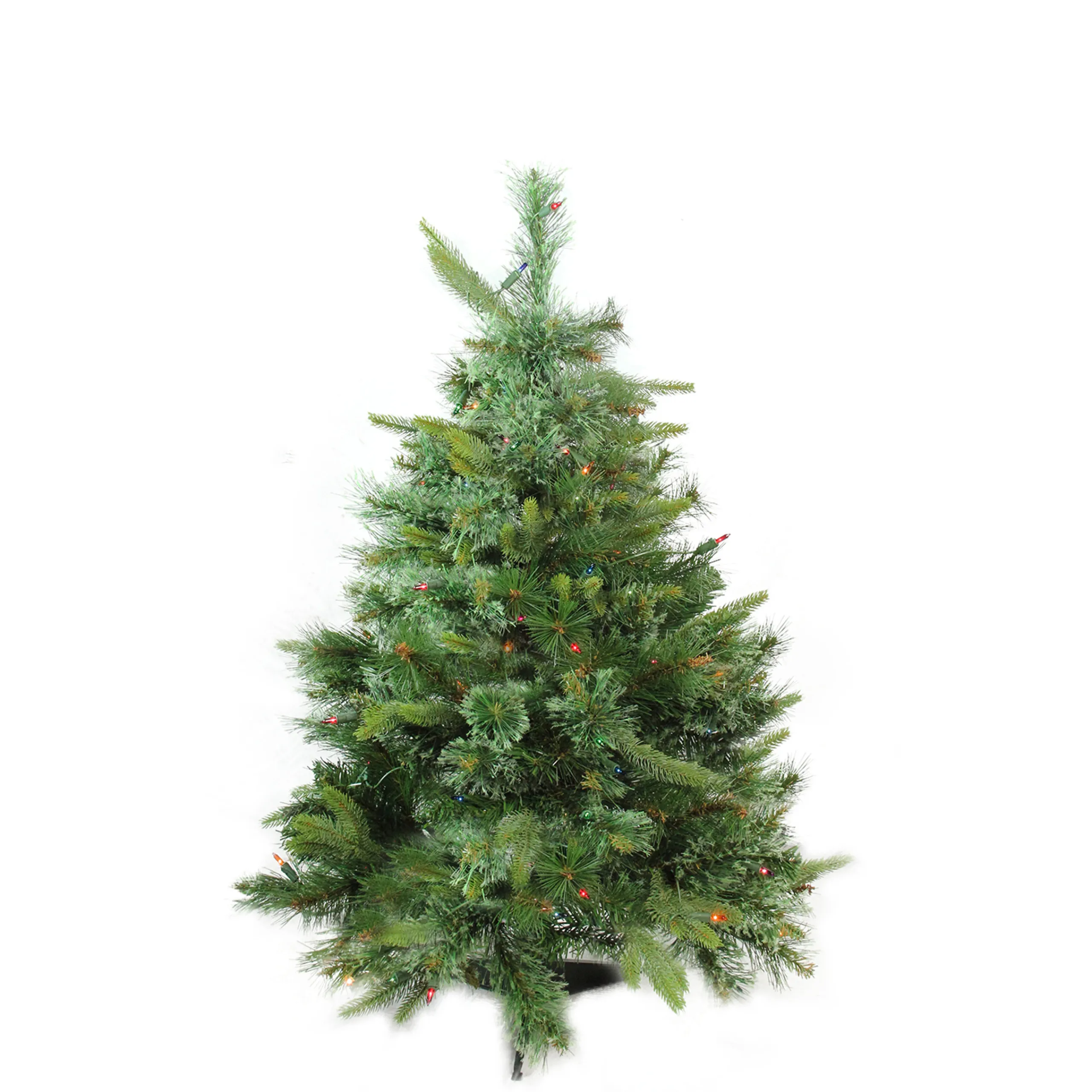 Northlight 3 And 3.5 Feet Tall>3' Pre-Lit Ashcroft Cashmere Pine Full Artificial Christmas Tree - Multi Dura Lights