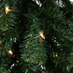 Northlight 3 And 3.5 Feet Tall></noscript>3' Pre-Lit Buffalo Fir Artificial Christmas Wall Or Door Tree, Clear Dura Lights