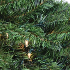 Pre-Lit Teardrops*Northlight 42" Pre-Lit Canadian Pine Artificial Christmas Teardrop Door Swag - Clear Lights