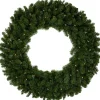 Pre-Lit Wreaths*Northlight 36" Pre-Lit Canadian Pine Artificial Christmas Wreath, Clear Lights