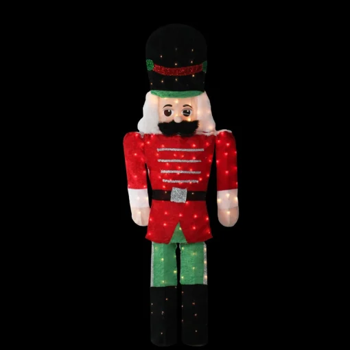 Commercial*Northlight 6' Pre-Lit Candy Cane Lane 2-D Toy Soldier Christmas Outdoor Decor