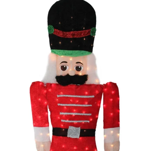 Commercial*Northlight 6' Pre-Lit Candy Cane Lane 2-D Toy Soldier Christmas Outdoor Decor