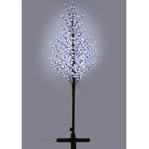Hi-Line Gifts 8 And 8.5 Feet Tall>8' Pre-Lit Cherry Blossom Artificial Tree With Led Clear Floral Lights